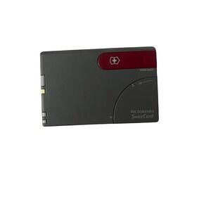 multi-functional Victorinox Swiss Card tool.